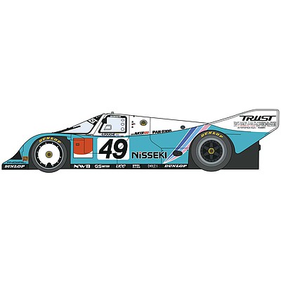 Hasegawa Nisseki Trust Porsche 962C 1991 Le Mans Plastic Model Car Kit 1/24 Scale #20318