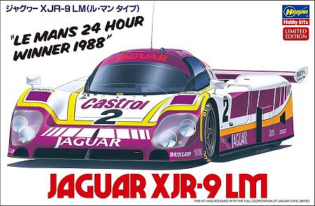 Hasegawa Jaguar XJR9LM 24-Hours LeMans Winner 1988 Race Car Plastic Model Car Kit 1/24 #20335