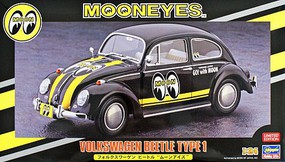 Hasegawa VW Beetle Type 1 Mooneyes Plastic Model Car Kit 1/24 Scale #20338 Hasegawa VW Beetle Type 1 Mooneyes Plastic Model Car Kit 1/24 Scale #20338
