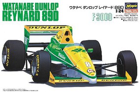 Hasegawa Waranabe Dunlop Reynard 89D 89' Japan F3000 Champion Race Car Plastic Model Kit 1/24 #20370 Hasegawa Waranabe Dunlop Reynard 89D 89' Japan F3000 Champion Race Car Plastic Model Kit 1/24 #20370