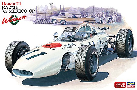 Hasegawa Honda F1 RA272E 1965 Mexico GP Winner Race Car Plastic Model Car Kit 1/24 Scale #20375