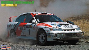 Hasegawa Mitsubishi Lancer Evolution IV 1997 Safari Rally Race Car Plastic Model Car Kit 1/24 #20395 Hasegawa Mitsubishi Lancer Evolution IV 1997 Safari Rally Race Car Plastic Model Car Kit 1/24 #20395