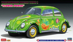 Hasegawa VW Beetle Type 1 Flower Power Car Plastic Model Car Vehicle Kit 1/24 Scale #20488