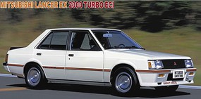 Hasegawa 2000 Mitsubishi Lancer Ex Turbo ECI 4-Door Plastic Model Car Vehicle Kit 1/24 Scale #20490