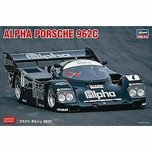 Hasegawa Alpha Porsche 962c Plastic Model Car Vehicle Kit 1/24 Scale #20493