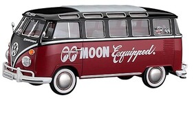 Hasegawa VW Type 2 Micro Bus Moon Delivery Van Plastic Model Car Vehicle Kit 1/24 Scale #20524