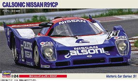 Hasegawa Calsonic Nissan R91CP LeMans Race Plastic Model Car Vehicle Kit 1/24 Scale #21131