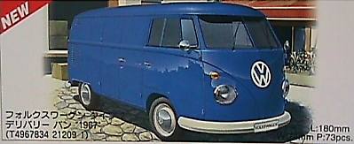 Hasegawa 1967 VW Type 2 Van Plastic Model Car Kit 1/24 Scale #21209