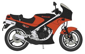 Hasegawa Kawasaki KR250 Motorcycle (Ltd Edition) Plastic Model Motorcycle Kit 1/12 Scale #21740