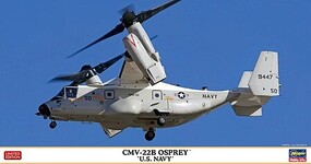 Hasegawa CMV22B Osprey USN Transport Helicopter Plastic Model Helicopter Kit 1/72 Scale #2410