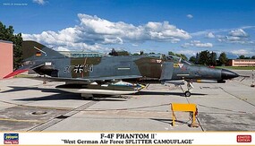 Hasegawa F4F Phantom II German AF Splitter Camo Fighter Plastic Model Aircraft Kit 1/72 Scale #2443