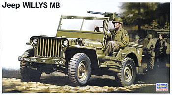 Hasegawa 1/24 Willys MB Jeep w/Army Driver