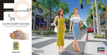 Hasegawa Hollywood Celebrity Girls Plastic Model Celebrity Figure Kit 1/24 Scale #29107