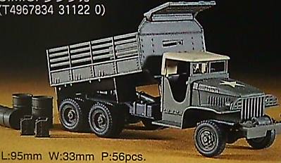 Hasegawa GMC Dump Truck Plastic Model Truck Kit 1/72 Scale #31122