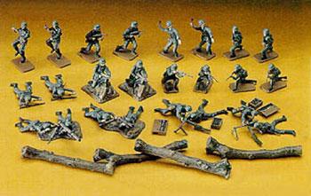 Hasegawa German Infantry Attack Group Plastic Model Military Figure 1/72 Scale #31130