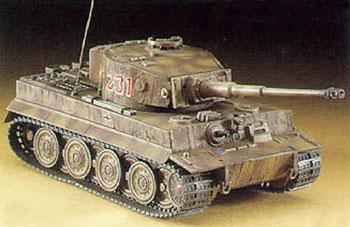 Hasegawa Tiger I Ausf E Late Tank Plastic Model Tank Kit 1/72 Scale #31136