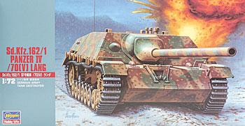 Hasegawa SdKfz 162/1 Panzer IV/70 (V) Lang Tank Plastic Model Tank Kit 1/72 Scale #31150