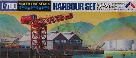 Hasegawa Harbour Set Plastic Model Harbour Set Kit 1/700 Scale #31510