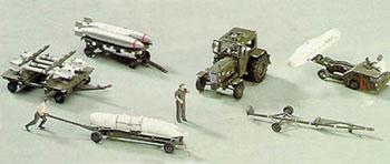 Hasegawa U.S. Aircraft Weapon Loading Set Plastic Model Military Diorama 1/72 Scale #35005
