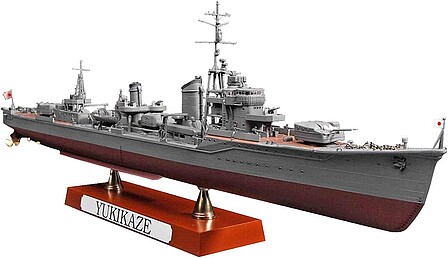 Hasegawa IJN Yukikaze Type KOH Destroyer Operation Ten-Go Plastic Model Destroyer Kit 1/350 #40022