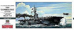Hasegawa USS Gambier Bay CVE73 Escort Carrier Plastic Model Escort Kit 1/350 Scale #40027