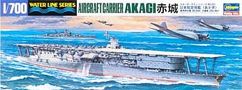 Hasegawa IJN Akagi Plastic Model Aircraft Carrier Kit 1/700 Scale #49201
