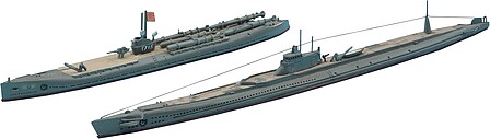 Hasegawa I370/I68 Submarine Plastic Model Military Ship Kit 1/700 Scale #49432