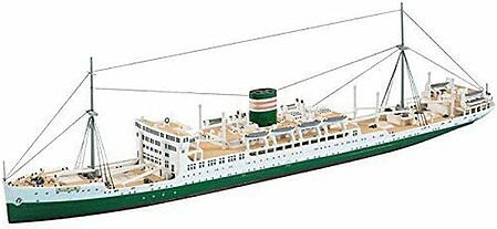 Hasegawa IJN Ocean Liner Hikawamaru Plastic Model Ocean Liner Kit 1/700 Scale #49503