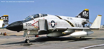 Hasegawa F-4J Phantom VF-84 Jolly Rogers Plastic Model Airplane Kit 1/48 Scale #51044