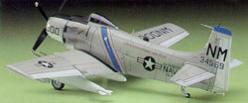 Hasegawa A1H Skyraider USN Attacker (Re-Issue) Plastic Model Airplane Kit 1/72 Scale #51406