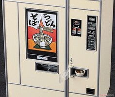 Hasegawa Udon/Soba Noodles Vending Machine Plastic Model Diorama Kit 1/12 Scale #62012