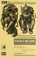 Hasegawa G Gustav & Ausf M Melusine Anti-Gravity Fighters Science Fiction Plastic Model 1/35 #64117