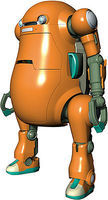 Hasegawa MechatroWeGo No.2 Orange Science Fiction Plastic Model 1/20 Scale #64513 Hasegawa MechatroWeGo No.2 Orange Science Fiction Plastic Model 1/20 Scale #64513