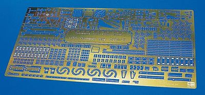 Hasegawa USS Gambier Bay Super Etching Detail Set Plastic Model Ship Accessory 1/350 Scale #72145