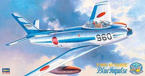 Hasegawa F86F40 Sabre Blue Impulse JASDF Aircraft (Re-Issue) Plastic Model Airplane Kit 1/48 #7215