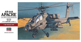 Hasegawa AH64A Apache US Army Attack Helicopter