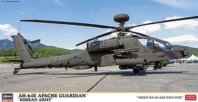 Hasegawa AH64E Apache Guardian Korean Army Attack Helicopter Plastic Model Helicopter Kit 1/48 #7493