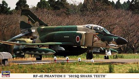 Hasegawa RF4E Phantom II 501st Sq Shark Teeth Recon Aircraft Plastic Model Airplane Kit 1/72 #772 Hasegawa RF4E Phantom II 501st Sq Shark Teeth Recon Aircraft Plastic Model Airplane Kit 1/72 #772