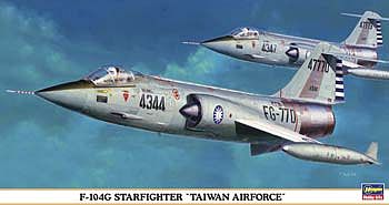 Hasegawa Starfighter Taiwan AF Plastic Model Airplane 1/48 Scale #9365
