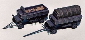 Heiser Ger Hf7 Steel Cart/Wgn 2/ HO-Scale (2) Heiser Ger Hf7 Steel Cart/Wgn 2/ HO-Scale (2)