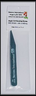 Hobby-Stix 320 Grit Angle Cut Grey Hobby Stix Sanding Stick (1/Bag)