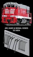Hi-Tech HO Diesel MU Signal & Air Real Rubber Hoses (1 Set)