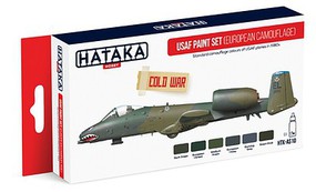 Hataka Red Line (Airbrush-Dedicated)- USAF 1980s Cold War Camouflage Paint Set (6 Colors) 17ml Bottles Hataka Red Line (Airbrush-Dedicated)- USAF 1980s Cold War Camouflage Paint Set (6 Colors) 17ml Bottles