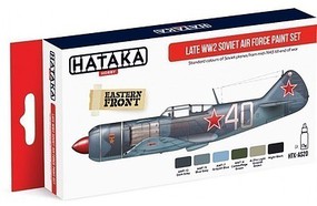 Hataka Red Line (Airbrush-Dedicated)- Late WWII Soviet AF Paint Set (6 Colors) 17ml Bottles Hataka Red Line (Airbrush-Dedicated)- Late WWII Soviet AF Paint Set (6 Colors) 17ml Bottles