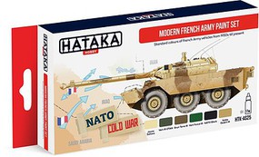 Hataka Red Line (Airbrush-Dedicated)- Modern French Army Vehicles 1950s-Present Paint Set (6 Colors) 17ml Bottles Hataka Red Line (Airbrush-Dedicated)- Modern French Army Vehicles 1950s-Present Paint Set (6 Colors) 17ml Bottles