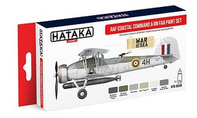 Hataka Red Line (Airbrush-Dedicated)- RAF Coastal Command & RN FAA Paint Set (6 Colors) 17ml Bottles Hataka Red Line (Airbrush-Dedicated)- RAF Coastal Command & RN FAA Paint Set (6 Colors) 17ml Bottles