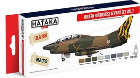 Hataka Red Line (Airbrush-Dedicated)- Modern Portuguese AF Since 1980s Vol.2 Paint Set (8 Colors) 17ml Bottles (D) Hataka Red Line (Airbrush-Dedicated)- Modern Portuguese AF Since 1980s Vol.2 Paint Set (8 Colors) 17ml Bottles (D)
