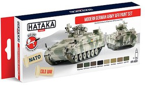 Hataka Red Line (Airbrush-Dedicated)- Modern German Army AFV Since 1955 Paint Set (8 Colors) 17ml Bottles Hataka Red Line (Airbrush-Dedicated)- Modern German Army AFV Since 1955 Paint Set (8 Colors) 17ml Bottles