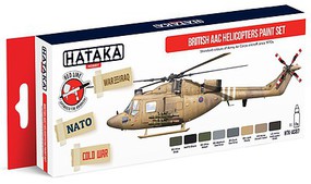 Hataka Red Line (Airbrush-Dedicated)- British Army Air Corps Helicopters Since 1970s Paint Set (8 Colors) 17ml Bottles Hataka Red Line (Airbrush-Dedicated)- British Army Air Corps Helicopters Since 1970s Paint Set (8 Colors) 17ml Bottles