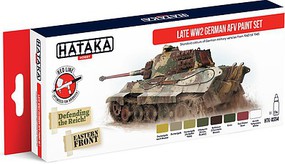 Hataka Red Line (Airbrush-Dedicated)- Late WWII German AFV 1943-45 Paint Set (8 Colors) 17ml Bottles Hataka Red Line (Airbrush-Dedicated)- Late WWII German AFV 1943-45 Paint Set (8 Colors) 17ml Bottles